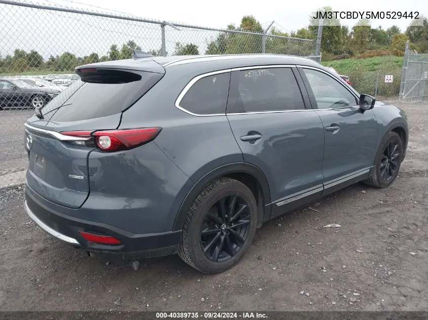 2021 Mazda Cx-9 Carbon Edition VIN: JM3TCBDY5M0529442 Lot: 40389735