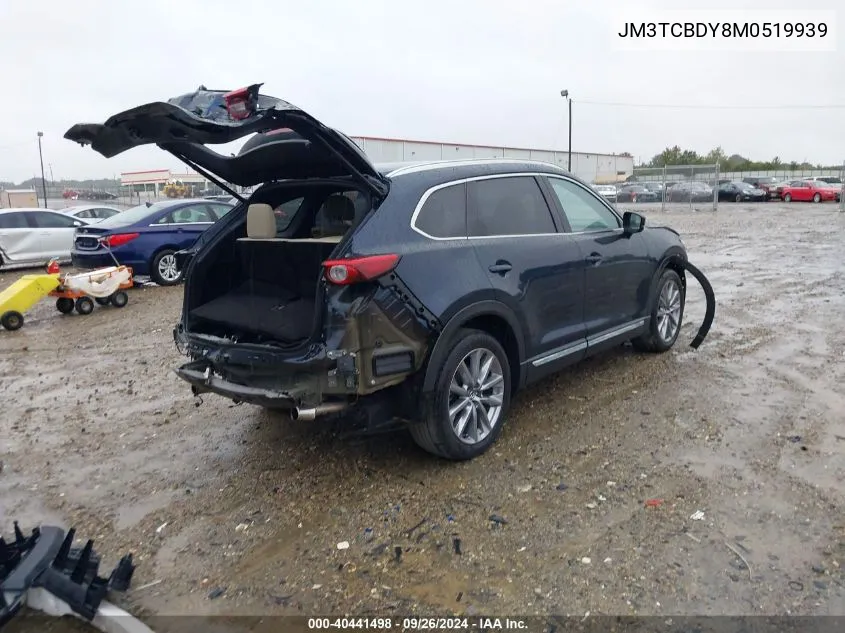 2021 Mazda Cx-9 Grand Touring VIN: JM3TCBDY8M0519939 Lot: 40441498