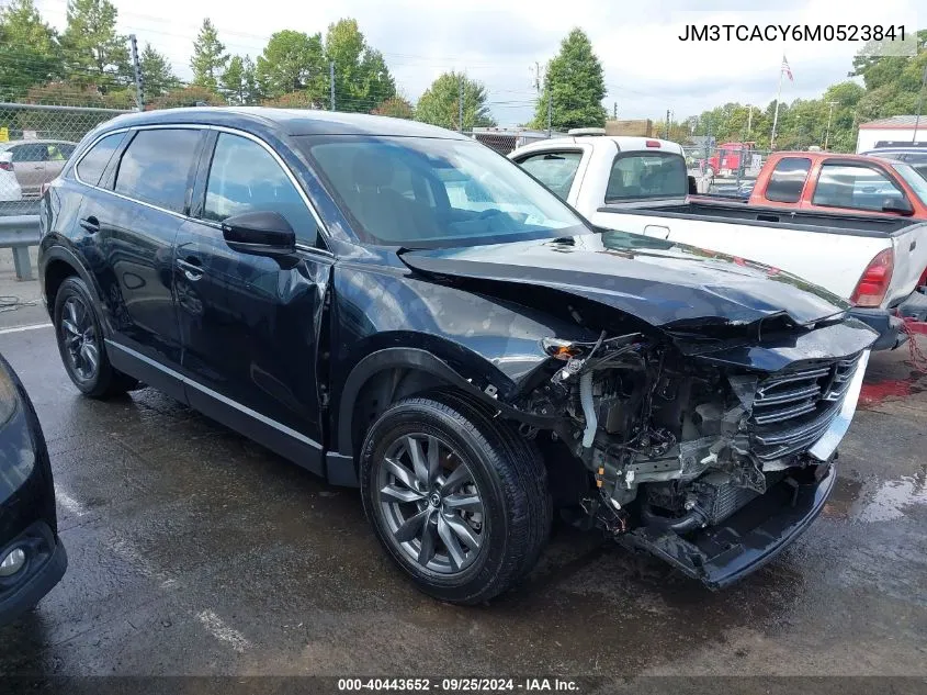 2021 Mazda Cx-9 Touring VIN: JM3TCACY6M0523841 Lot: 40443652