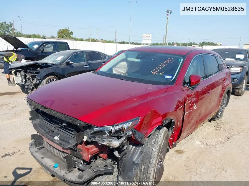 JM3TCACY6M0528635 2021 Mazda Cx-9 Touring