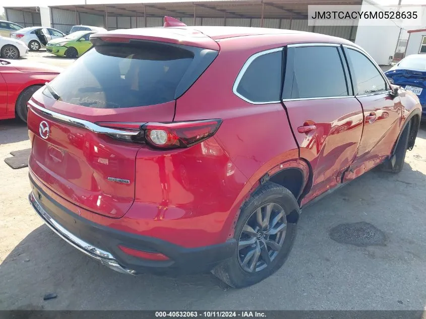 JM3TCACY6M0528635 2021 Mazda Cx-9 Touring