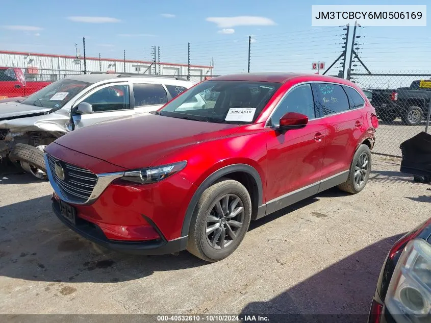 2021 Mazda Cx-9 Touring VIN: JM3TCBCY6M0506169 Lot: 40532610