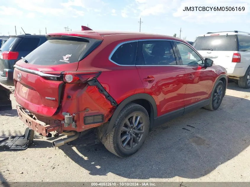 2021 Mazda Cx-9 Touring VIN: JM3TCBCY6M0506169 Lot: 40532610