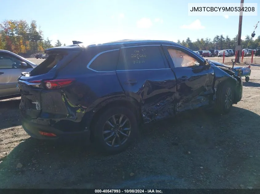 2021 Mazda Cx-9 Touring VIN: JM3TCBCY9M0534208 Lot: 40547993