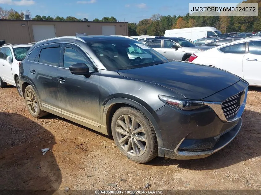 2021 Mazda Cx-9 Grand Touring VIN: JM3TCBDY6M0524072 Lot: 40690399