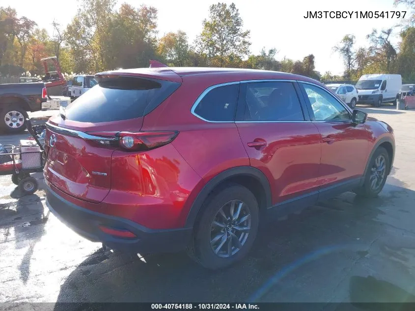 2021 Mazda Cx-9 Touring VIN: JM3TCBCY1M0541797 Lot: 40754188