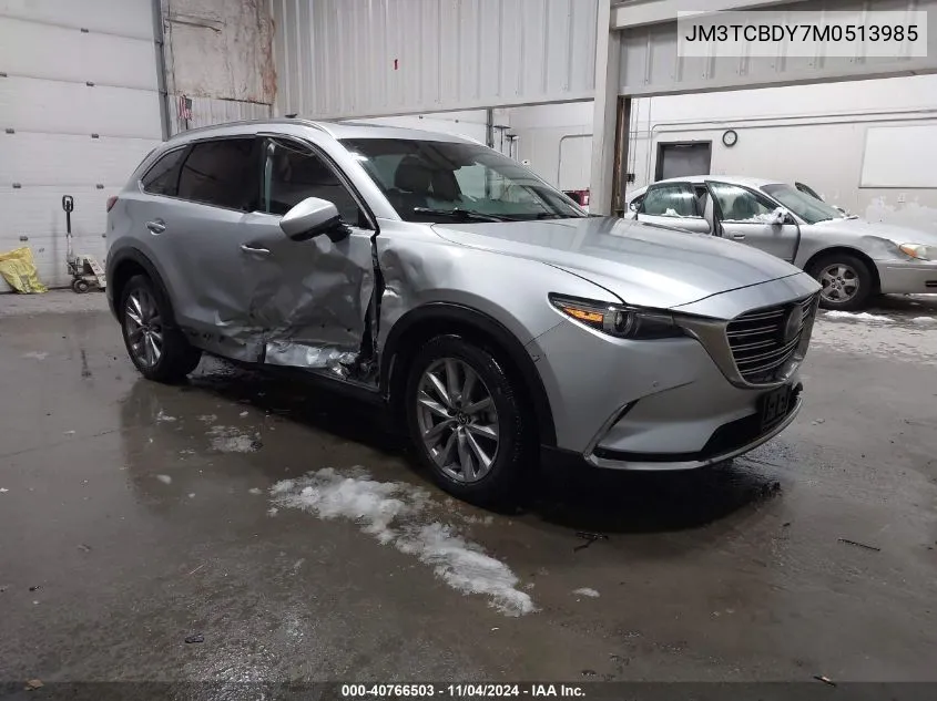 2021 Mazda Cx-9 Grand Touring VIN: JM3TCBDY7M0513985 Lot: 40766503