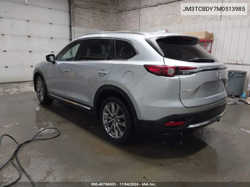 2021 Mazda Cx-9 Grand Touring VIN: JM3TCBDY7M0513985 Lot: 40766503