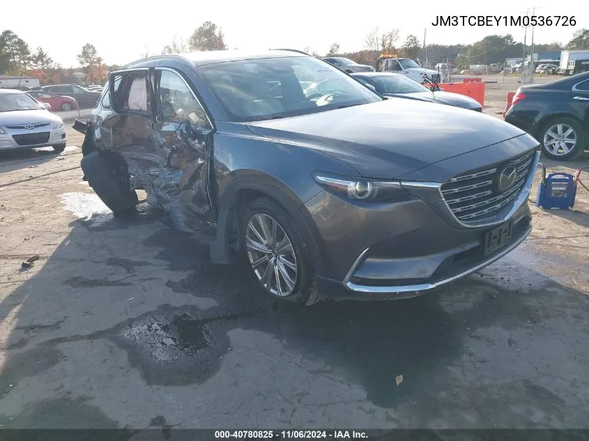 2021 Mazda Cx-9 Signature VIN: JM3TCBEY1M0536726 Lot: 40780825