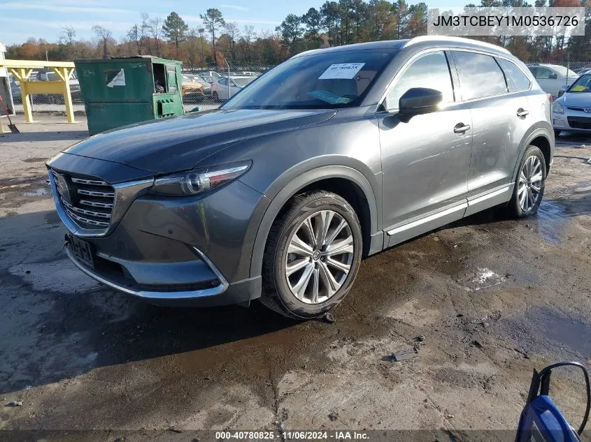 2021 Mazda Cx-9 Signature VIN: JM3TCBEY1M0536726 Lot: 40780825