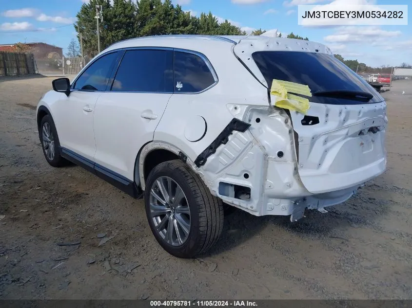 2021 Mazda Cx-9 Signature VIN: JM3TCBEY3M0534282 Lot: 40795781