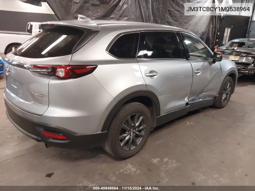 2021 Mazda Cx-9 Touring VIN: JM3TCBCY1M0538964 Lot: 40849864