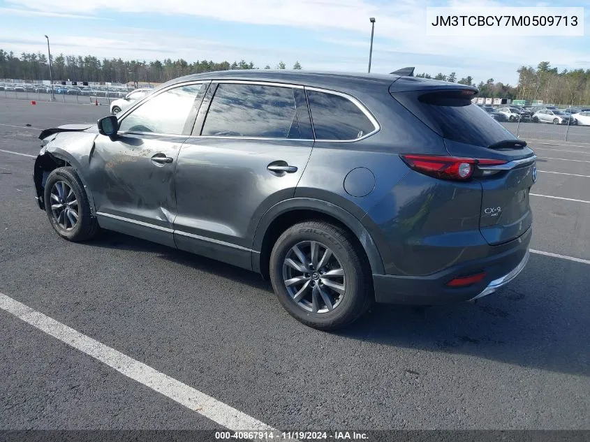 2021 Mazda Cx-9 Touring VIN: JM3TCBCY7M0509713 Lot: 40867914