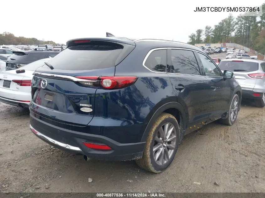 2021 Mazda Cx-9 Grand Touring VIN: JM3TCBDY5M0537864 Lot: 40877536