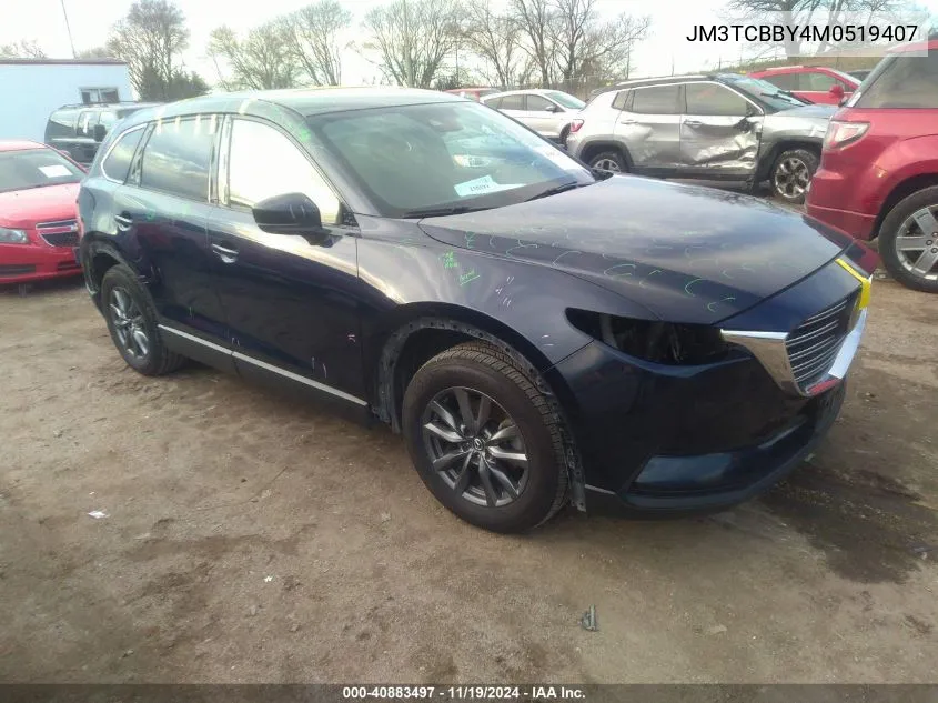 2021 Mazda Cx-9 Sport VIN: JM3TCBBY4M0519407 Lot: 40883497