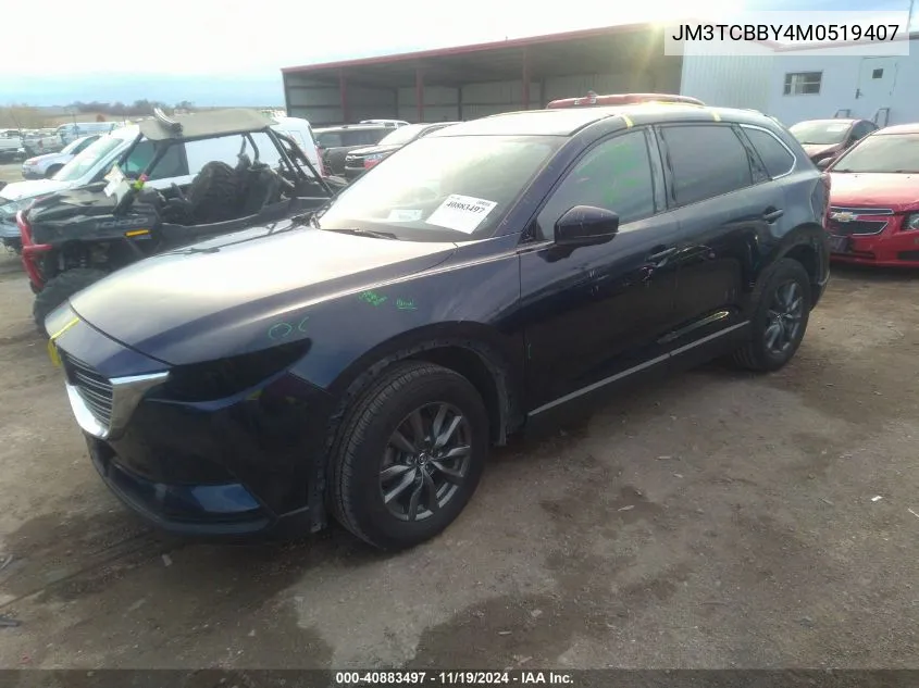 2021 Mazda Cx-9 Sport VIN: JM3TCBBY4M0519407 Lot: 40883497