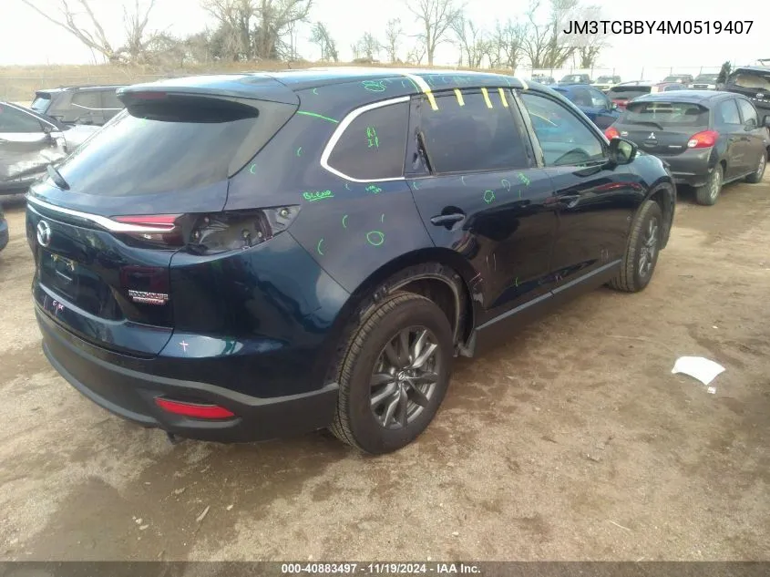 2021 Mazda Cx-9 Sport VIN: JM3TCBBY4M0519407 Lot: 40883497