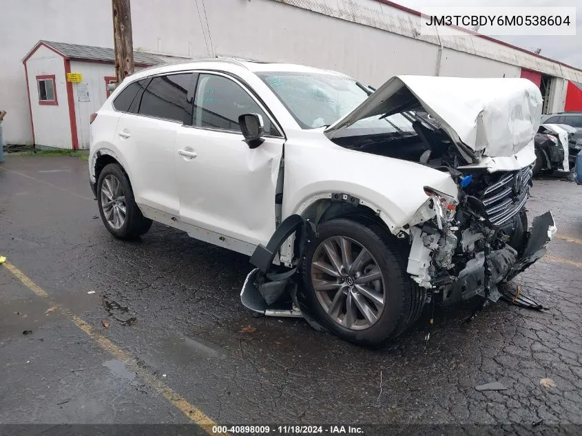 2021 Mazda Cx-9 Grand Touring VIN: JM3TCBDY6M0538604 Lot: 40898009