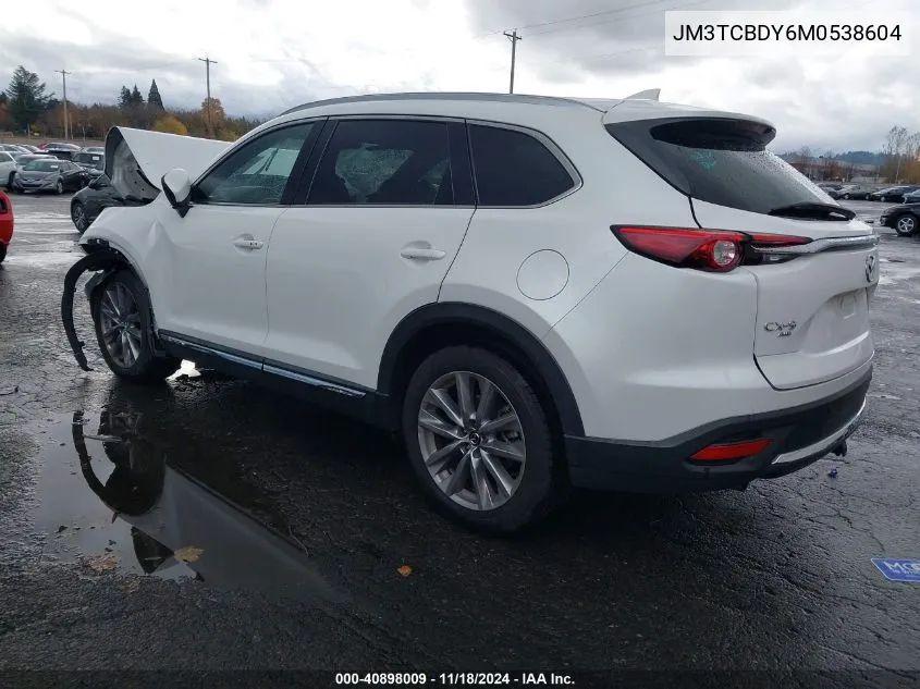 2021 Mazda Cx-9 Grand Touring VIN: JM3TCBDY6M0538604 Lot: 40898009