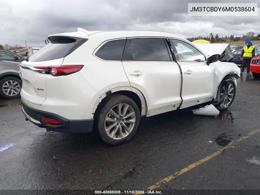 2021 Mazda Cx-9 Grand Touring VIN: JM3TCBDY6M0538604 Lot: 40898009