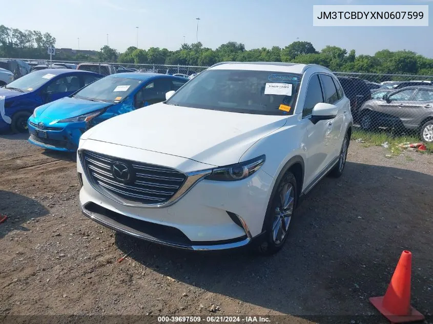 2022 Mazda Cx-9 Grand Touring VIN: JM3TCBDYXN0607599 Lot: 39697509