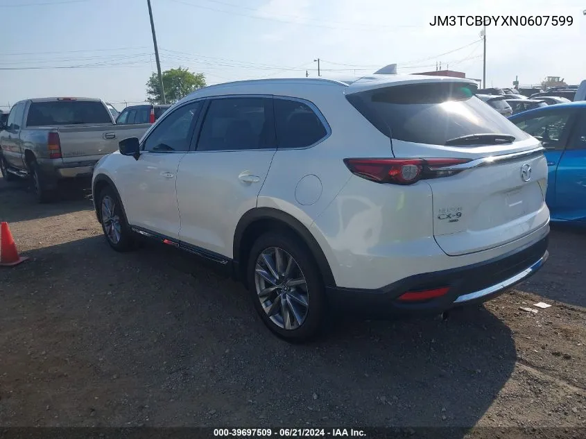 2022 Mazda Cx-9 Grand Touring VIN: JM3TCBDYXN0607599 Lot: 39697509