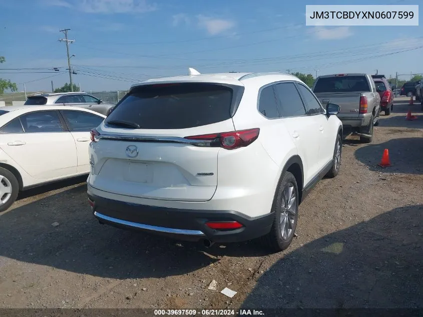 2022 Mazda Cx-9 Grand Touring VIN: JM3TCBDYXN0607599 Lot: 39697509