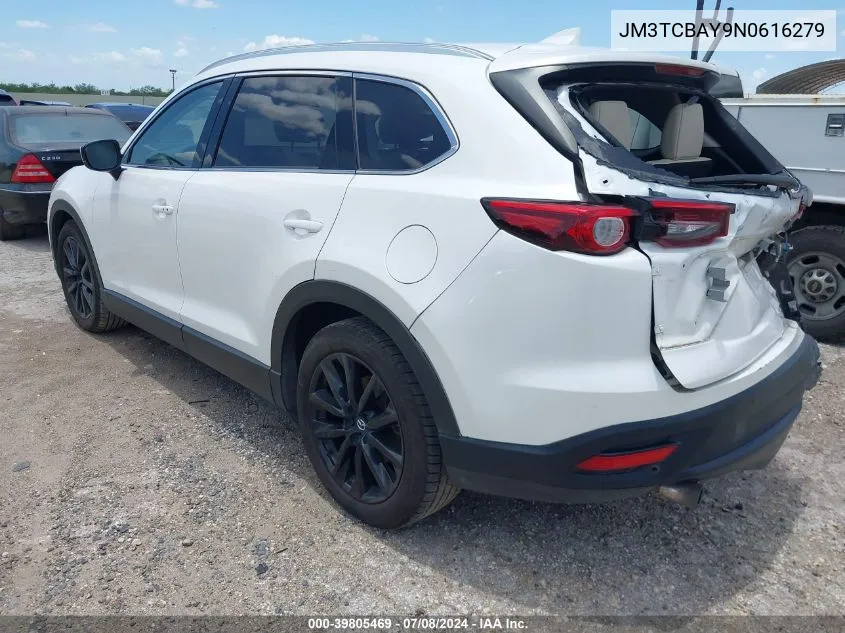 2022 Mazda Cx-9 Touring Plus VIN: JM3TCBAY9N0616279 Lot: 39805469