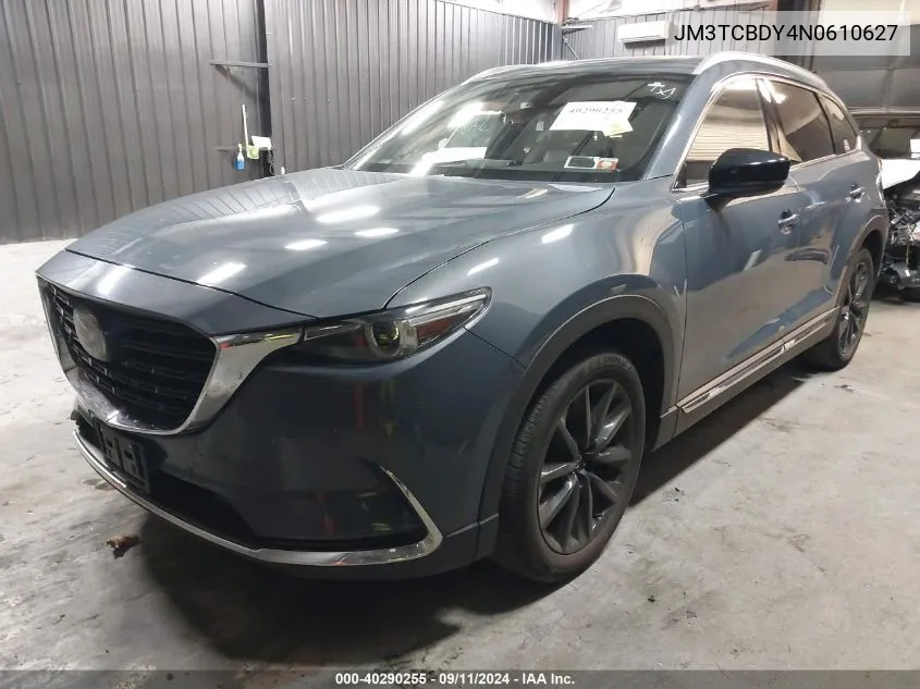 2022 Mazda Cx-9 Carbon Edition VIN: JM3TCBDY4N0610627 Lot: 40290255