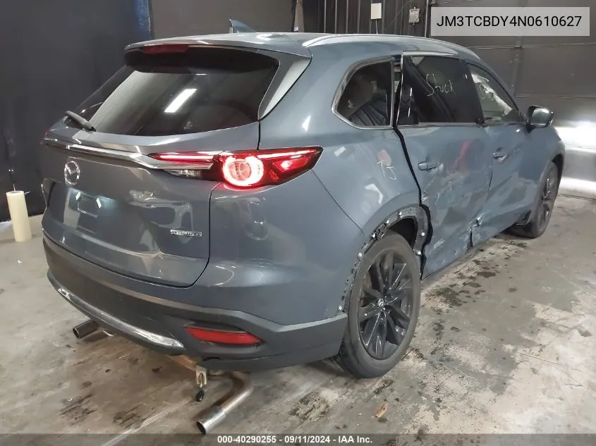 2022 Mazda Cx-9 Carbon Edition VIN: JM3TCBDY4N0610627 Lot: 40290255