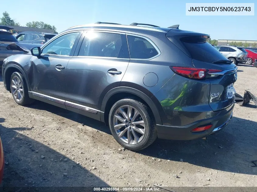 2022 Mazda Cx-9 Grand Touring VIN: JM3TCBDY5N0623743 Lot: 40295984