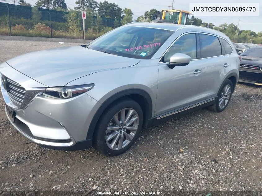 2022 Mazda Cx-9 Grand Touring VIN: JM3TCBDY3N0609470 Lot: 40403447