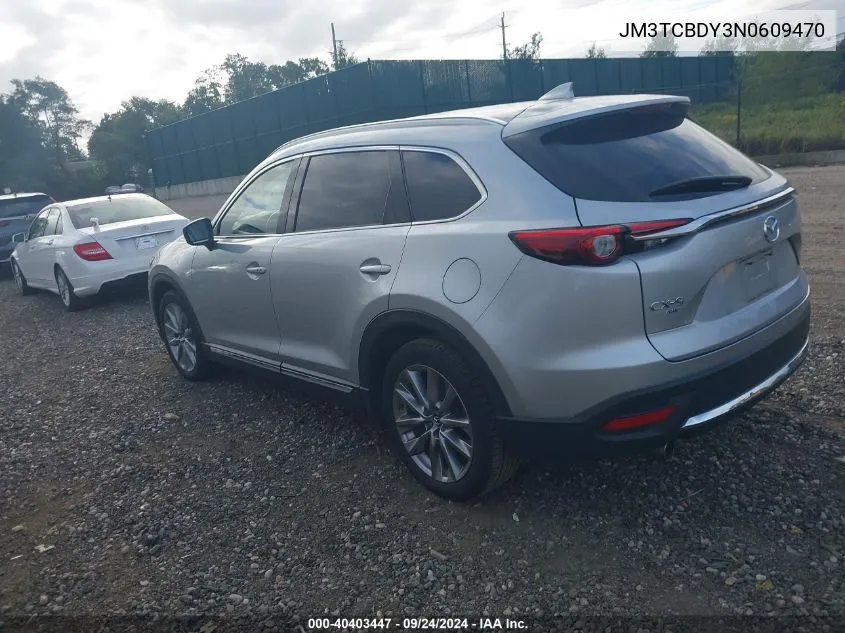 2022 Mazda Cx-9 Grand Touring VIN: JM3TCBDY3N0609470 Lot: 40403447