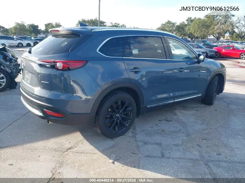 2022 Mazda Cx-9 Carbon Edition VIN: JM3TCBDY9N0612566 Lot: 40448214