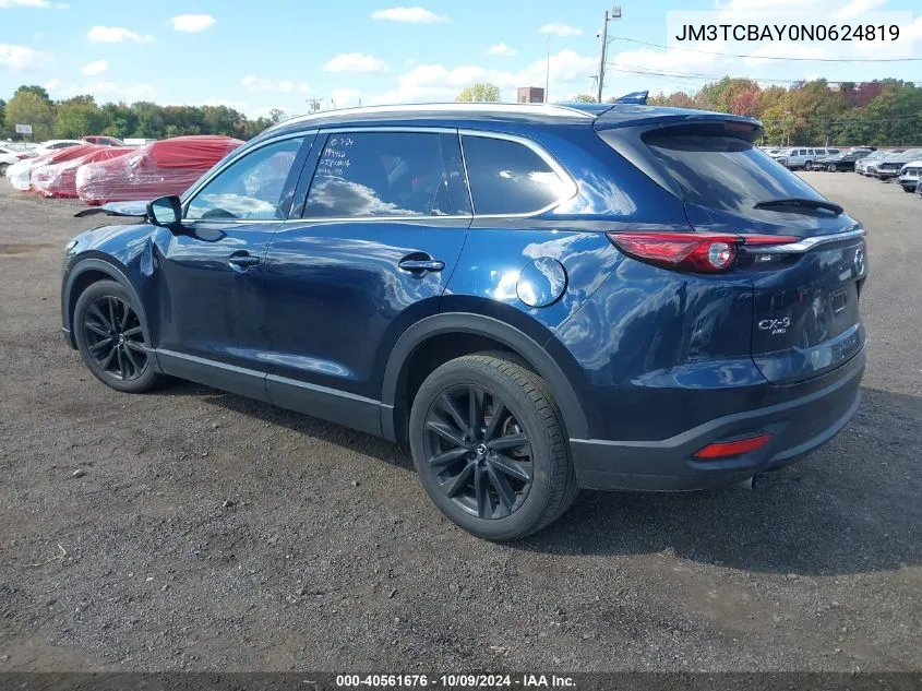 2022 Mazda Cx-9 Touring Plus VIN: JM3TCBAY0N0624819 Lot: 40561676