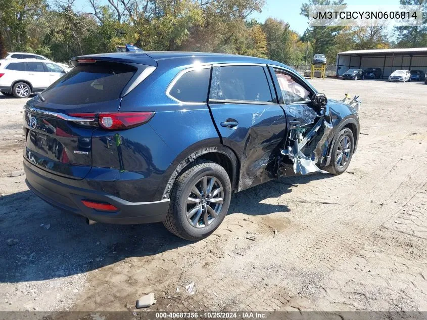 2022 Mazda Cx-9 Touring VIN: JM3TCBCY3N0606814 Lot: 40687356