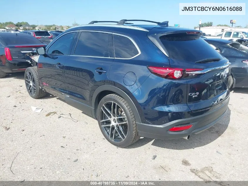 2022 Mazda Cx-9 Touring VIN: JM3TCBCY6N0616088 Lot: 40798735