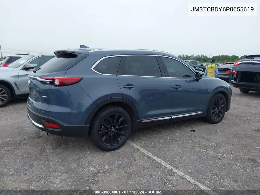 2023 Mazda Cx-9 Carbon Edition VIN: JM3TCBDY6P0655619 Lot: 39804061