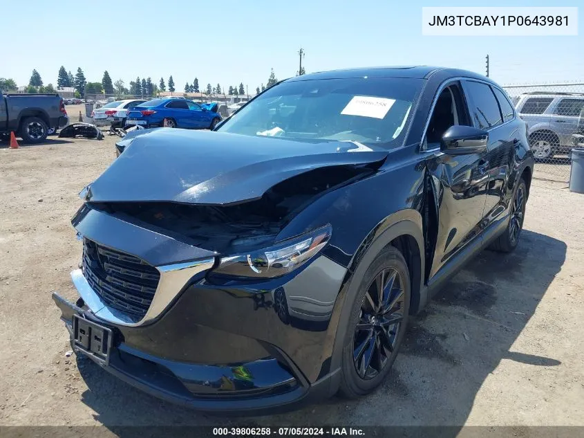 JM3TCBAY1P0643981 2023 Mazda Cx-9 Touring Plus