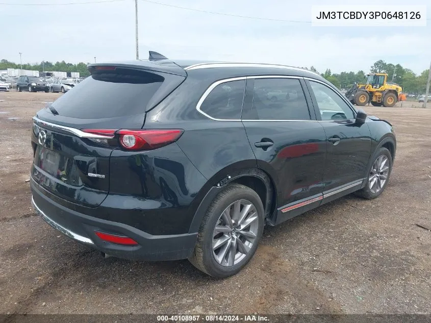 2023 Mazda Cx-9 Grand Touring VIN: JM3TCBDY3P0648126 Lot: 40108957