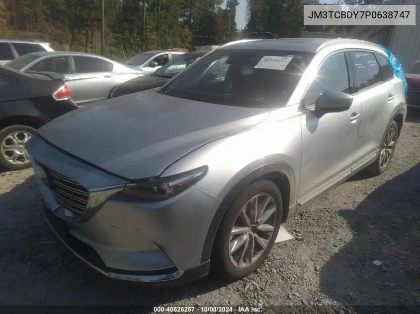 2023 Mazda Cx-9 Grand Touring VIN: JM3TCBDY7P0638747 Lot: 40526257