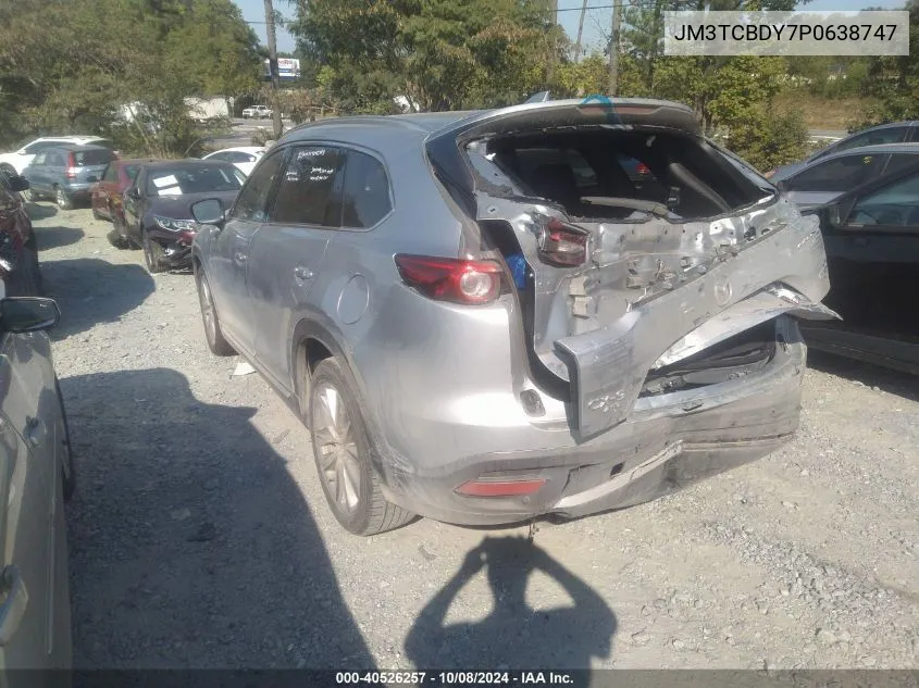 2023 Mazda Cx-9 Grand Touring VIN: JM3TCBDY7P0638747 Lot: 40526257