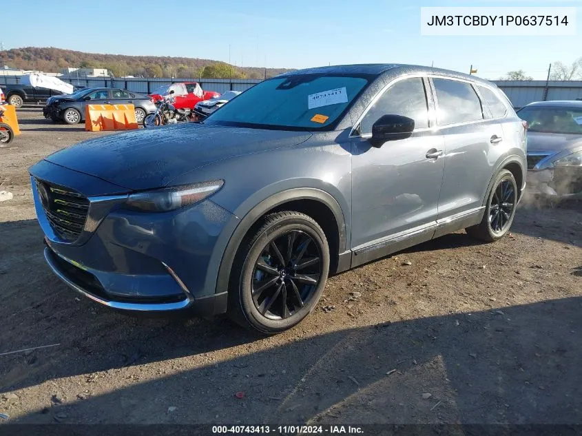 2023 Mazda Cx-9 Carbon Edition VIN: JM3TCBDY1P0637514 Lot: 40743413