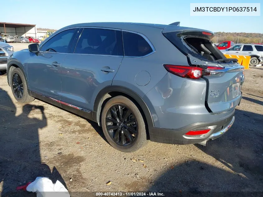 2023 Mazda Cx-9 Carbon Edition VIN: JM3TCBDY1P0637514 Lot: 40743413