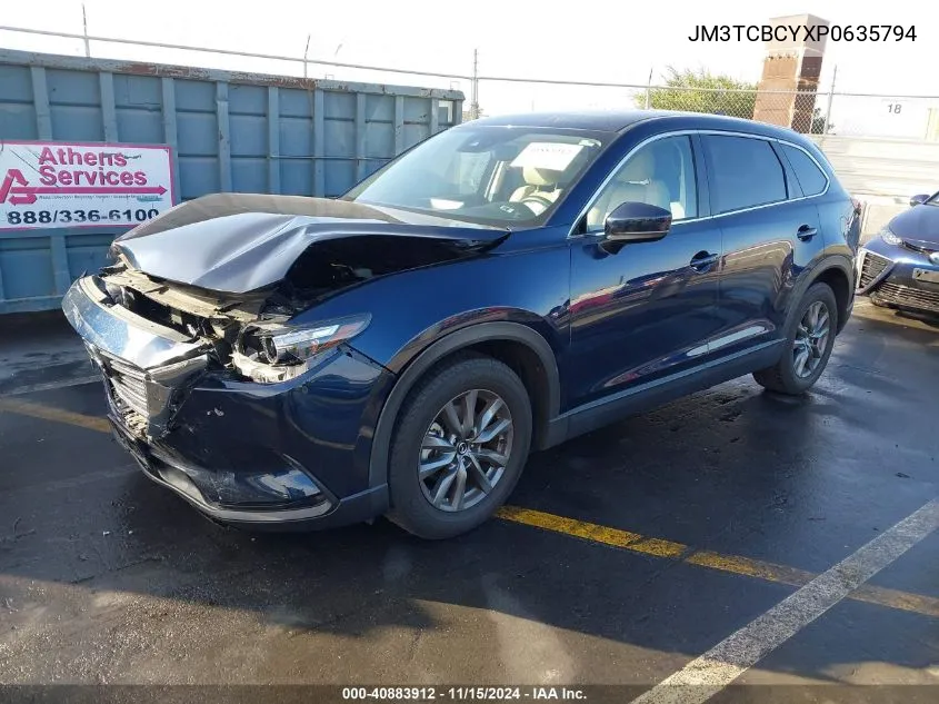 2023 Mazda Cx-9 Touring VIN: JM3TCBCYXP0635794 Lot: 40883912