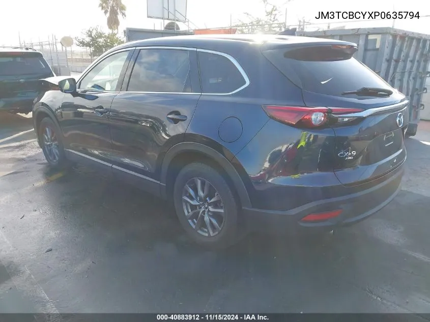 2023 Mazda Cx-9 Touring VIN: JM3TCBCYXP0635794 Lot: 40883912