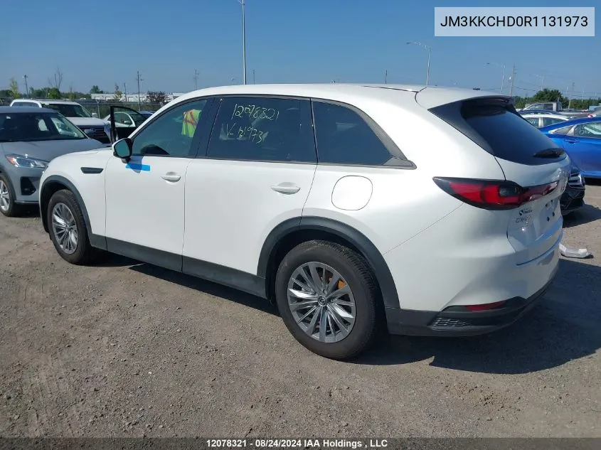 2024 Mazda Cx-90 Preferred Plus VIN: JM3KKCHD0R1131973 Lot: 12078321