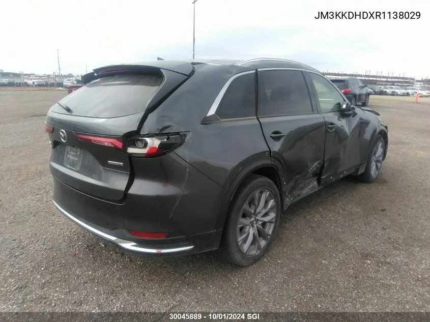 2024 Mazda Cx90 VIN: JM3KKDHDXR1138029 Lot: 30045889