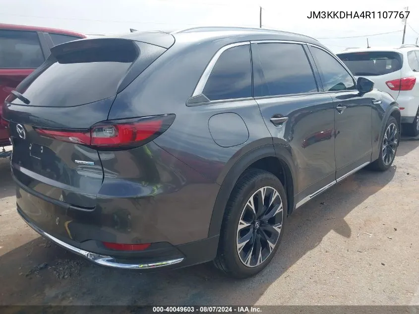 2024 Mazda Cx-90 Phev Premium VIN: JM3KKDHA4R1107767 Lot: 40049603