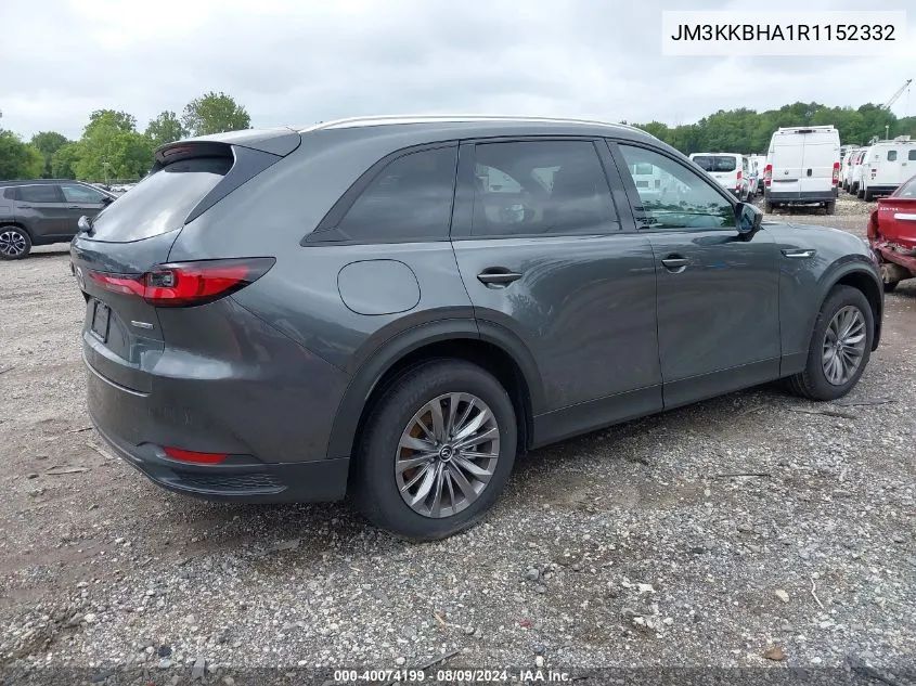 2024 Mazda Cx-90 Phev Preferred VIN: JM3KKBHA1R1152332 Lot: 40074199